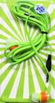Наушники внутриканальные Energy ZY-6629, MP3, кабель 1.2м, цвет: зелёный,