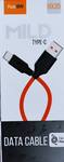 Кабель USB - Type-C FaisON HX39 Mild, 1.0м, 2.4A, QC3.0, цвет: красный