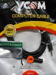 Кабель VCOM VAV7179-3M Кабель удлинительный 3.5 Jack (M) - 3.5 Jack (F),  3.0м 