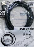Кабель Gembird PRO CCP-USB2-AMAF-6 USB 2.0 кабель удлинительный 1.8м AM/AF  