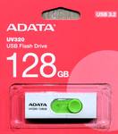 Флешка USB 128GB ADATA USB 3.2 белый/зеленый
