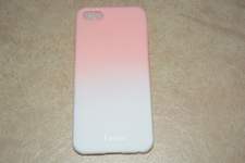 Чехол силиконовый Faison для APPLE iPhone 5/5S/SE, Gradient, тонкий, непрозрачный, матовый, цвет: ро