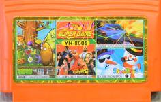 8 bit 4в1 STREET FIGHTER12P+SNOW BROS+PLANTS ZOMBIES+DANGEROUS DRIVING