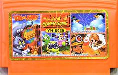 8 bit 4в1 TOM AND JERRY+SNOW BROS+DOWN DEEP+BUBBLE