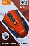 Мышь беспроводная FaisON, M-18, Use, цвет: красный