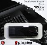 Флеш-накопитель Kingston 128Gb DataTraveler Exodia Onyx USB3.2 черный