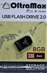 Флеш-накопитель USB  8GB  OltraMax  330  чёрный