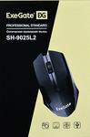 Мышь ExeGate SH-9025L2 black, optical, 3btn/scroll, 1000dpi, USB, шнур 2,2м