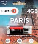 Флешка FUMIKO PARIS 4GB красная USB 2.0