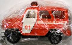 Машина инерционная «Пожарная охрана», с открывающимися дверьми