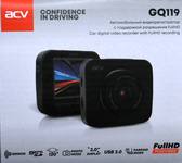 Видеорегистратор ACV GQ119 черный 1080x1920 1080p 120гр.