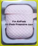 Чехол - SCD04 для кейса "Apple AirPods/AirPods 2" (pink)