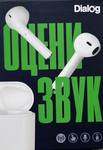 Гарнитура TWS Dialog Emit ES-35BT, внутриканальная, кнопка ответа, черная