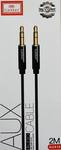 Кабель AUX, Jack 3,5mm(m) - Jack 3,5mm(m) Earldom ET-AUX10, 2.0м, цвет: чёрный