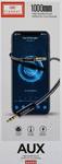 Кабель AUX, Jack 3,5mm(m) - Jack 3,5mm(m) Earldom AUX-02, 3,5mm, цвет: чёрный