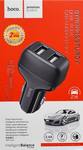 Адаптер Автомобильный Hoco Z36 Leader 2USB/5V/2.4A +micro USB (black)