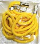 Шнурок - текстильный на шею с карабином (yellow)