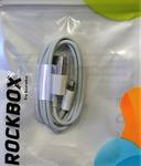 Кабель USB - Apple lightning RockBox для Apple (100 см) (white)