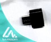 OTG адаптер LuazON Type-C - USB, цвет чёрный 