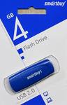 Флеш-накопитель USB  4GB  Smart Buy  Scout  синий