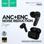Наушники внутриканальные HOCO EQ22, Singer, Bluetooth, TWS, цвет: чёрный