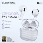 Наушники внутриканальные Borofone BW85, Smart, Bluetooth, TWS, цвет: белый