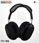 Наушники полноразмерные Borofone BO36, BT, Bluetooth, цвет: чёрный