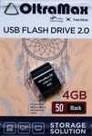 Флеш-накопитель USB  4GB  OltraMax   50  чёрный