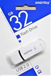 Флеш-накопитель 32Gb SmartBuy Paean, USB 2.0, белый