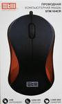 Мышь проводная USB STM 104CR черный-красный STM USB WIRED MOUSE STM 104CR black/red