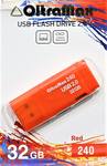 Флеш-накопитель USB  32GB  OltraMax  240  красный