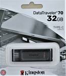 Флеш-накопитель 32Gb Kingston DataTraveler 70 DT70, USB 3.0, OTG, Type-C