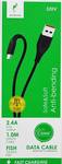 Кабель USB - micro USB SKYDOLPHIN S20V, 100 см (black)
