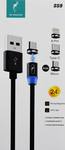 Кабель USB - micro USB SKYDOLPHIN S59V, magnetic (black)