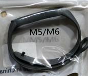  Ремешок - WB13 для \"Xiaomi Mi Band 5/Mi Band 6\" силиконовый (grey)
