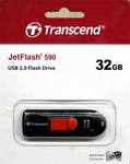 Флеш накопитель USB 32GB Transcend JetFlash 590 black
