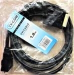 Кабель DVI-D to DVI-D (25M -25M) 2 фильтра, CU, 1,8м, TV-COM