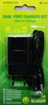 Блок питания сетевой 2 USB Borofone, BA53A, Powerway, 2100mA, кабель 8 pin, цвет: чёрный
