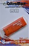 Флеш-накопитель USB  8GB  OltraMax  240  красный