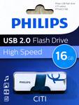 Флешка USB 16Gb PHILIPS CITI2.0 16Gb, USB 2.0