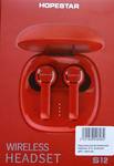 Наушники внутриканальные Hopestar S12, Bluetooth, цвет: красный