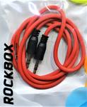 Кабель AUX (папа-папа) RockBox RC-MM3, 3,5 -3,5 (100 см) (red)