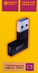 Переходник Dream OTG C3 USB 3.0 m / Type-C f черный
