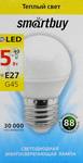Лампа LED Smartbuy G45-05W/3000/E27