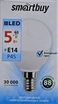 Лампа светодиодная SmartBuy P45, E14, шар, 5Вт/220-240V/4000К, LED