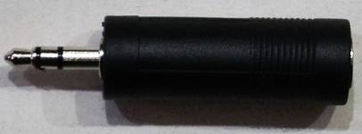 Переходник REXANT, 3.5 мм (m) - 6.3 мм (f), стерео, пластик