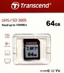 Флеш карта SD 64GB Transcend 300S Class 10 V30 UHS-I/U3