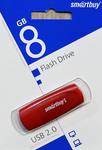 Флеш-накопитель USB  8GB  Smart Buy  Scout  красный