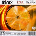 Диск DVD+R Mirex 4.7 Gb, 16x