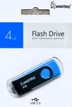 Флеш-накопитель 4Gb SmartBuy Twist, синий